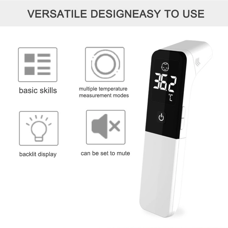 Digital Infrared Forehead Thermometer Manufacturers Temperature Gun More Accurate Medical Fever Body Non Contact Thermometer Adult Baby Thermometer Infrared