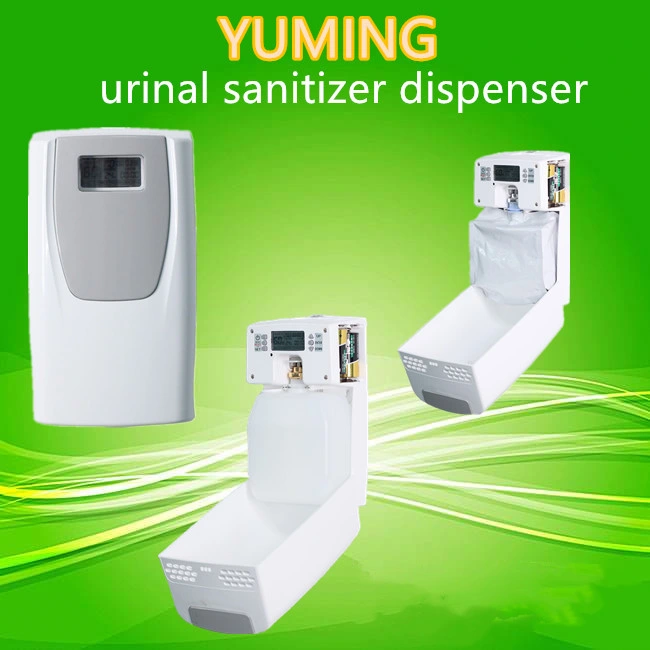 White/Black Big Capacity Programmable LED Urinal Sanitizer Dispenser for Toilet