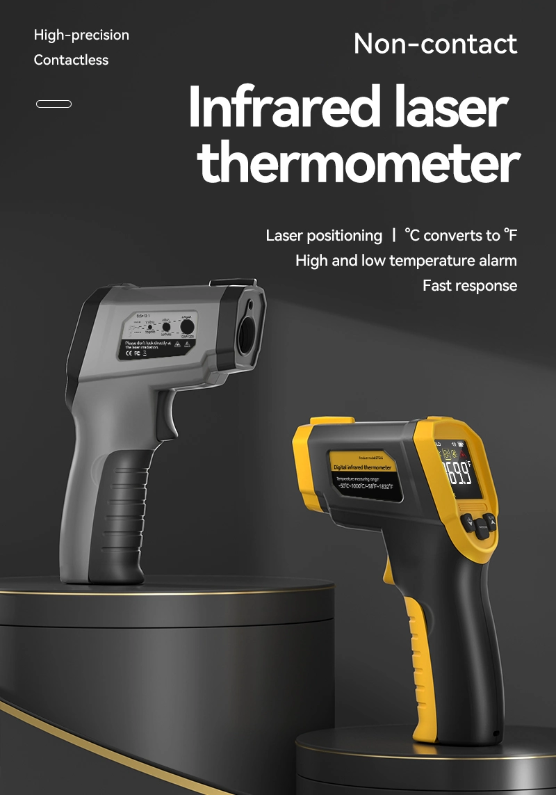 Digital Infrared Thermometer Non-Contact Indoor Outdoor Electronic Laser Temperature