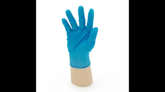 Disposable Powder Free Cotton Knitted Hand Glove Latex Gloves Rubber Hot Sale